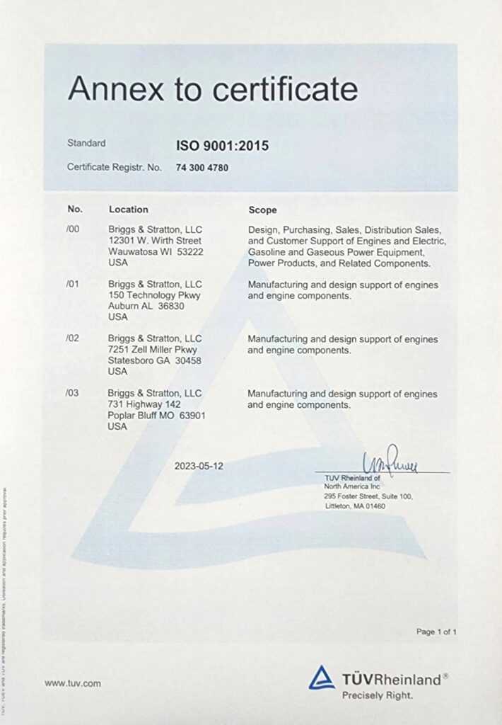 ใบ certificate เครื่องพ่นฝอยละเอียดติดตั้งบนรถยนต์