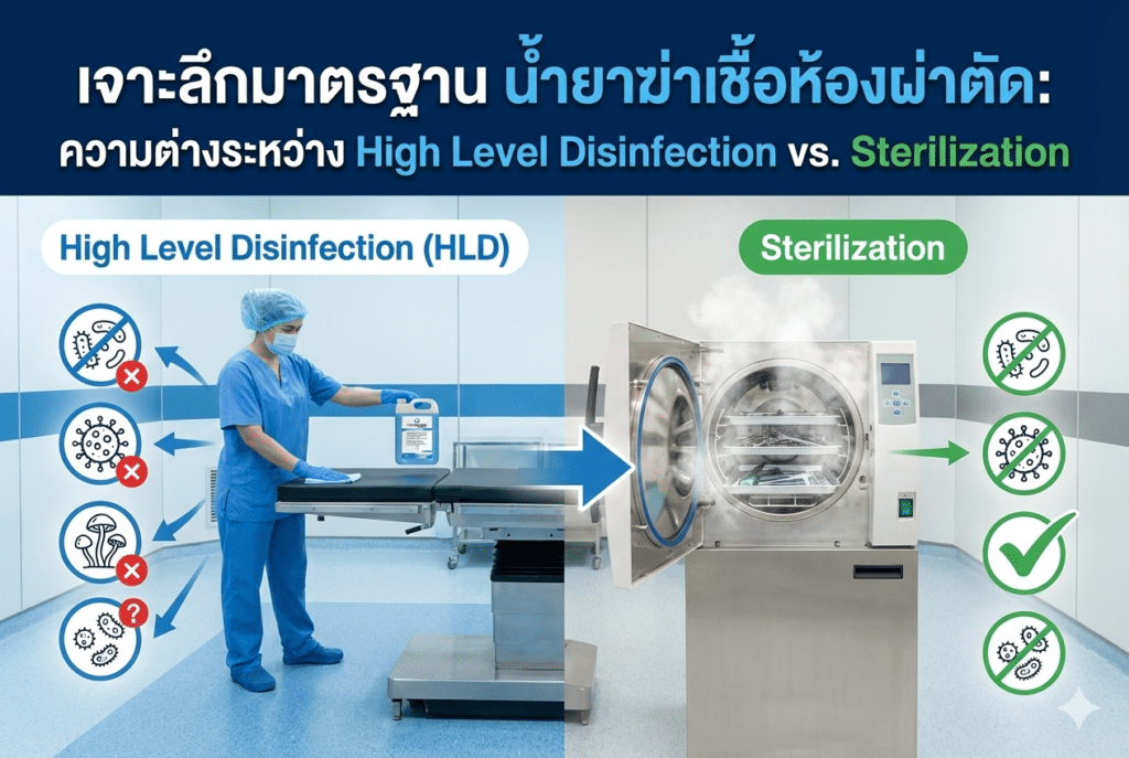 น้ำยาฆ่าเชื้อห้องผ่าตัด