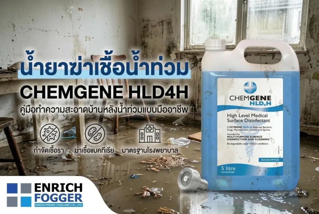 น้ำยาฆ่าเชื้อน้ำท่วม