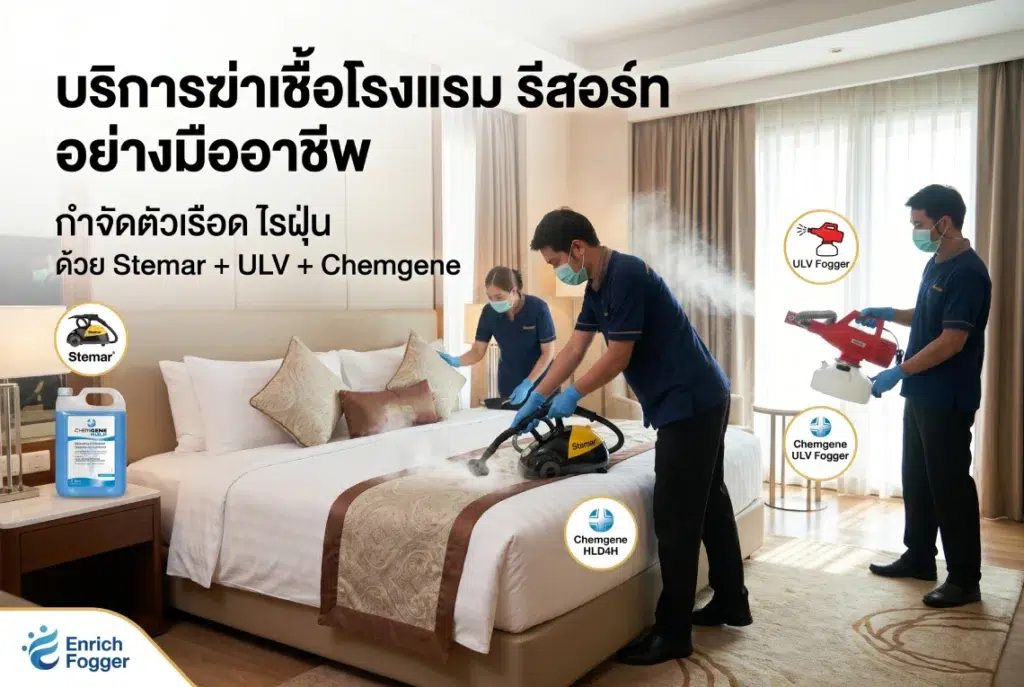 บริการฆ่าเชื้อโรงแรม