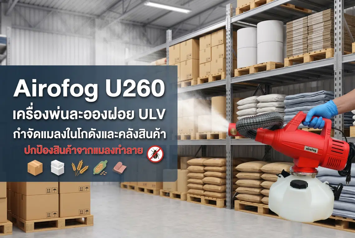 Airofog U260 เครื่องพ่นละอองฝอย ULV