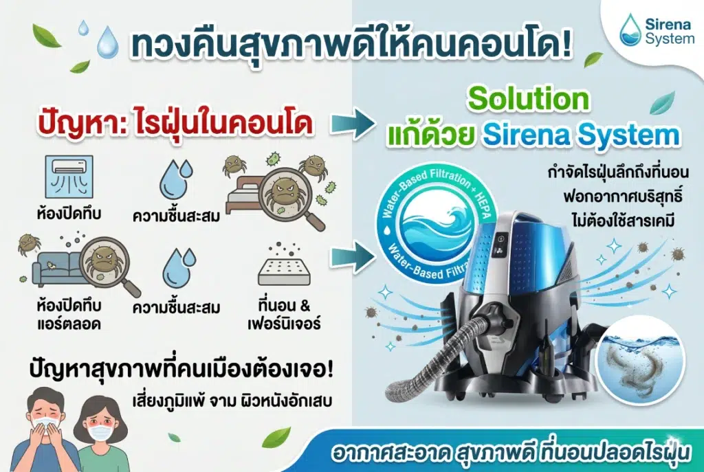 ไรฝุ่นในคอนโด