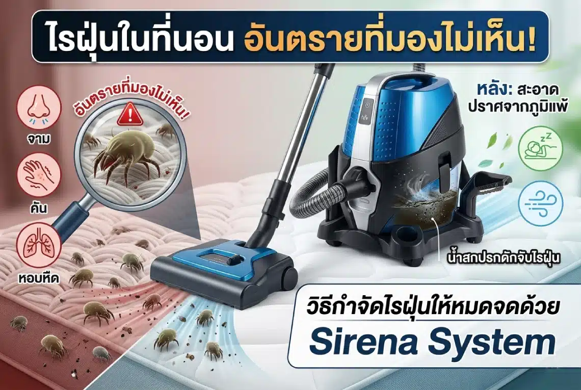 ไรฝุ่นในที่นอน