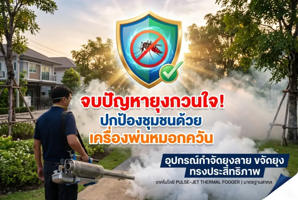 เครื่องพ่นหมอกควัน อุปกรณ์กำจัดยุงลาย