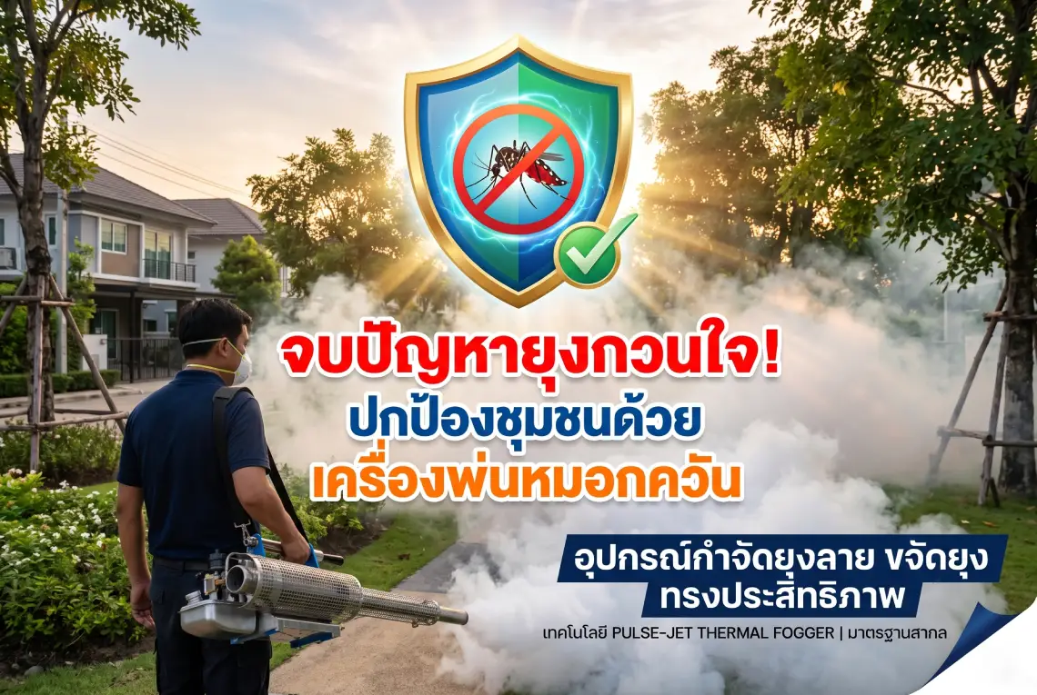 เครื่องพ่นหมอกควัน อุปกรณ์กำจัดยุงลาย