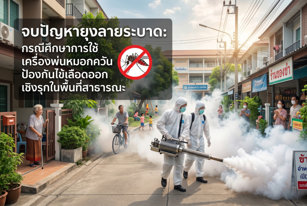 เครื่องพ่นหมอกควัน ป้องกันไข้เลือดออก