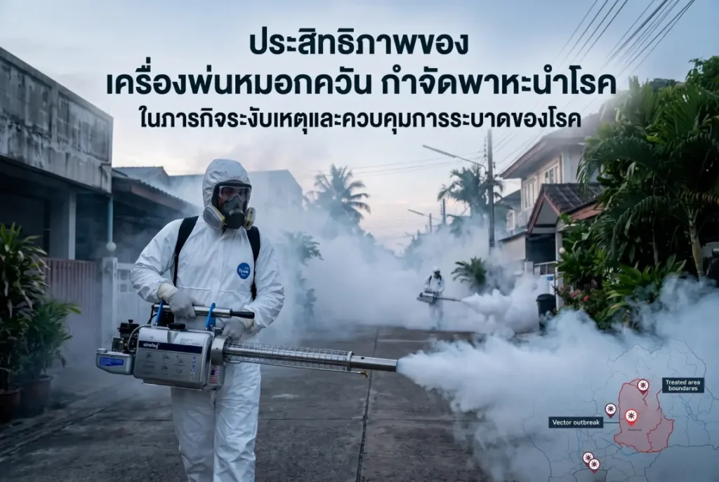เครื่องพ่นหมอกควัน กำจัดพาหะนำโรค